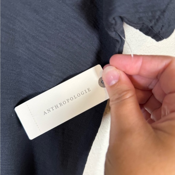 Pilcro Size XS Black Relaxed Fit 100% Cotton T-Shirt Casual Boho Slub Cotton - Picture 4 of 11